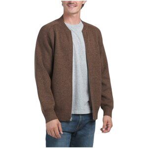 RAG & BONE Shawn Marled Zip Up Sweater
